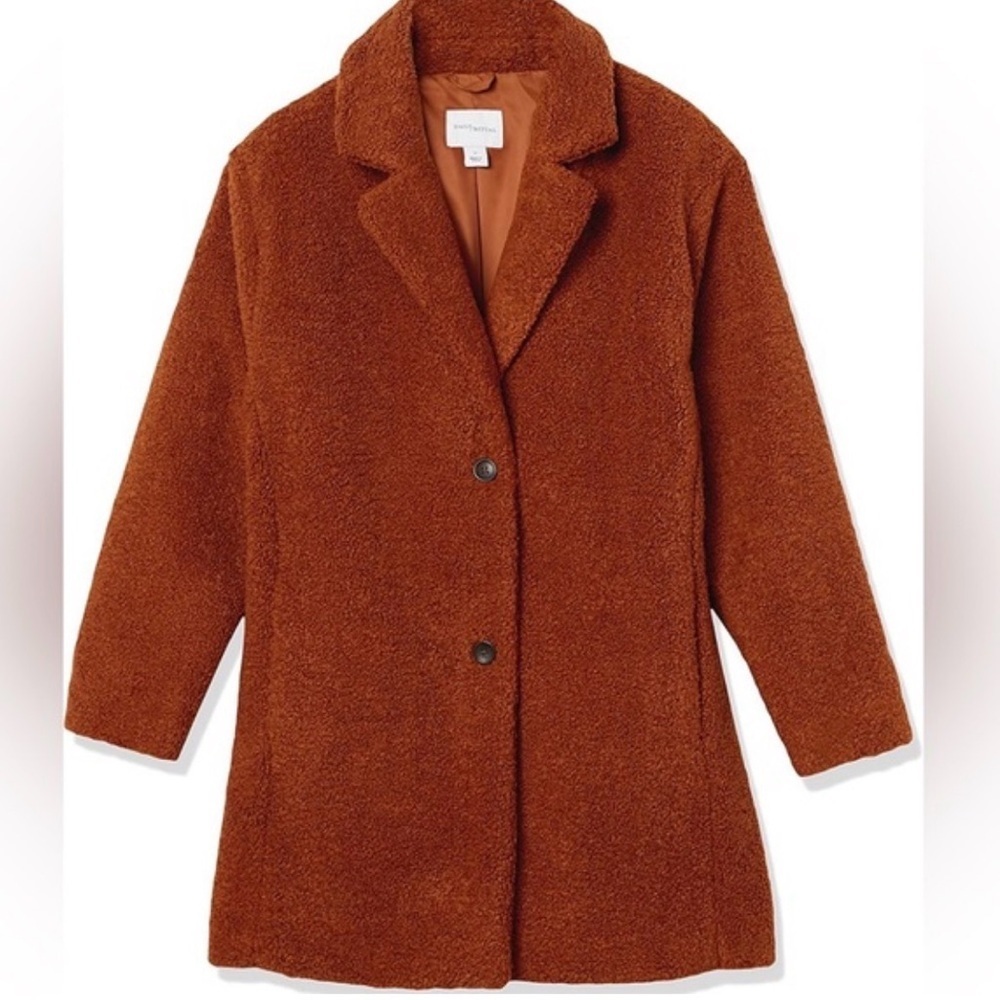 Daily Ritual Brown / Rust Teddy
Coat, Size S